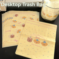 20 Pcs Cute Cartoon Cute Pet Desktop Garbage Bag Office Kitchen Portable Storage Bag