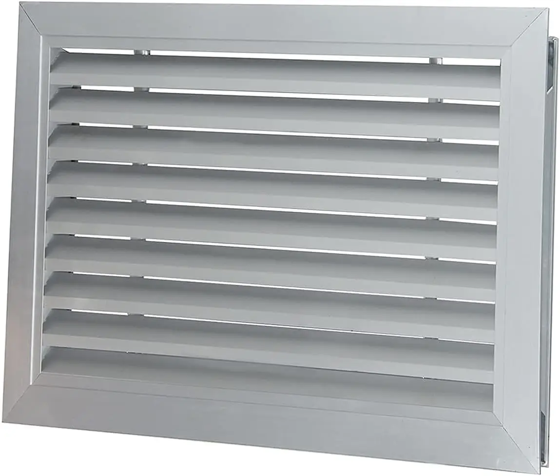 Door Vents for Interior Doors Two Sided 20” x 12” Door Louver Vent Aluminum Louvered Door Vent White Door Air Vent Grille for