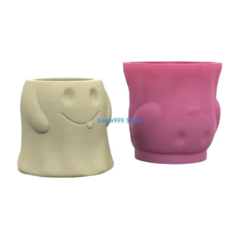 

P0RF Multipurpose Skull Vase Silicone Mold Versatile Resin Cast Set for Home and Office Decoration and Jewelry Storage