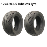 12 Inch 12x4.50-6.5 Tubeless Tyre for Scooter Wear-resistant New Electric Scooter Mini Kibe Avt Wheel Parts