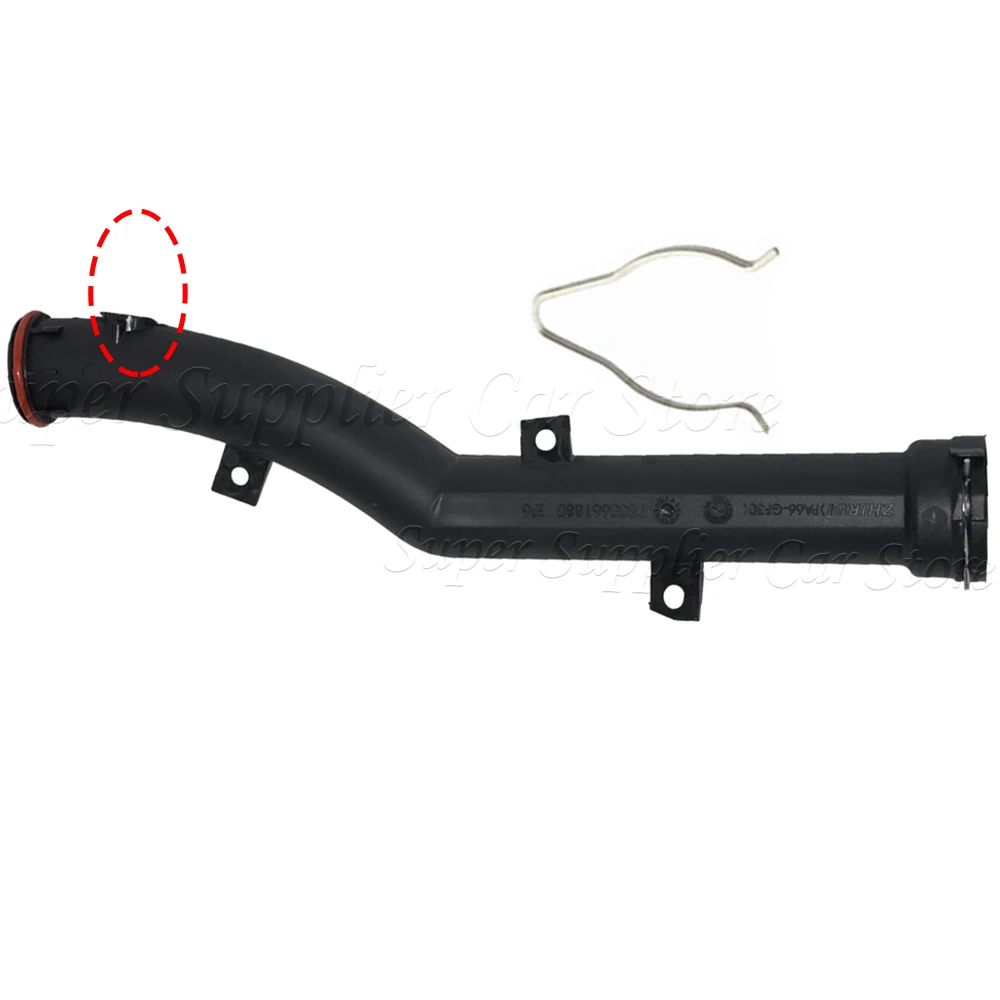 Engine Coolant Water Hose For Citroen Berlingo C4 Picasso Peugeot 207 308 Mini Cooper 11537589713 1351VF V758971580 9800661880