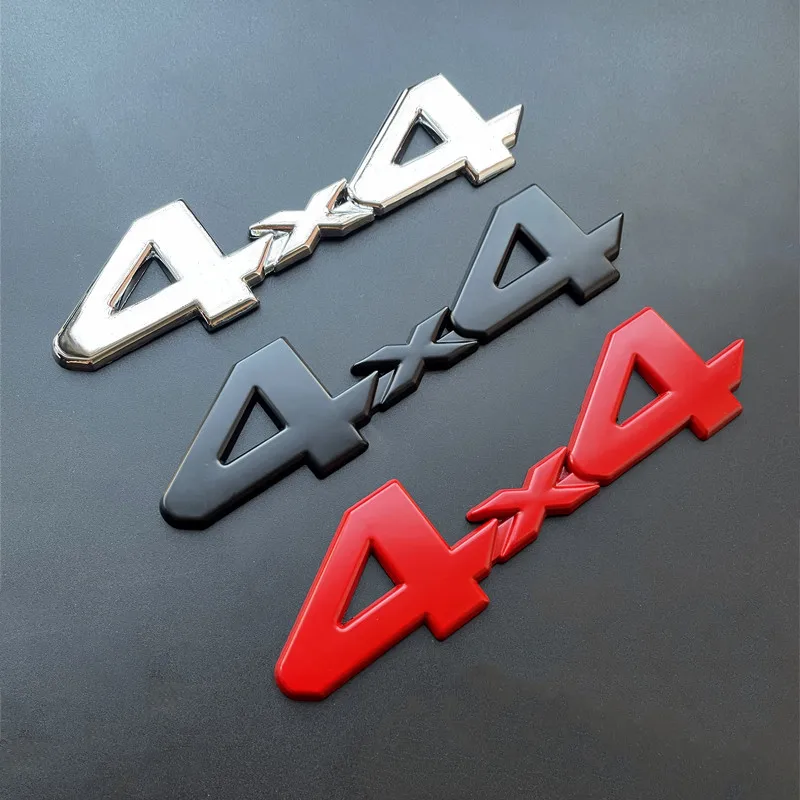 3D Metal Letters For Car Trunk RC Jeep 4X4 Stickers CJ7 XJ Off Road Crawler Compas Grand Cherokee Wrangler 4X4 Accessories