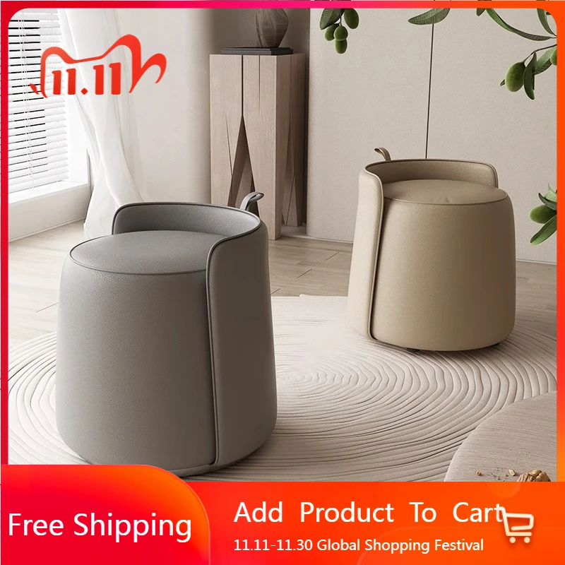 

Unique Mobile Ottomans Dressers Vanity Chair Living Room Step Stool Makeup Designer Luxury Low Muebles Lounge Suite Furniture