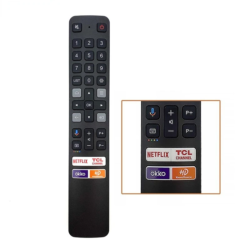 Nowy RC901V FMR1 RC901V FMR5 RC901V FMR7 FMR6 FMRD dla TCL Android 4K LED Smart TV Bluetooth z pilotem