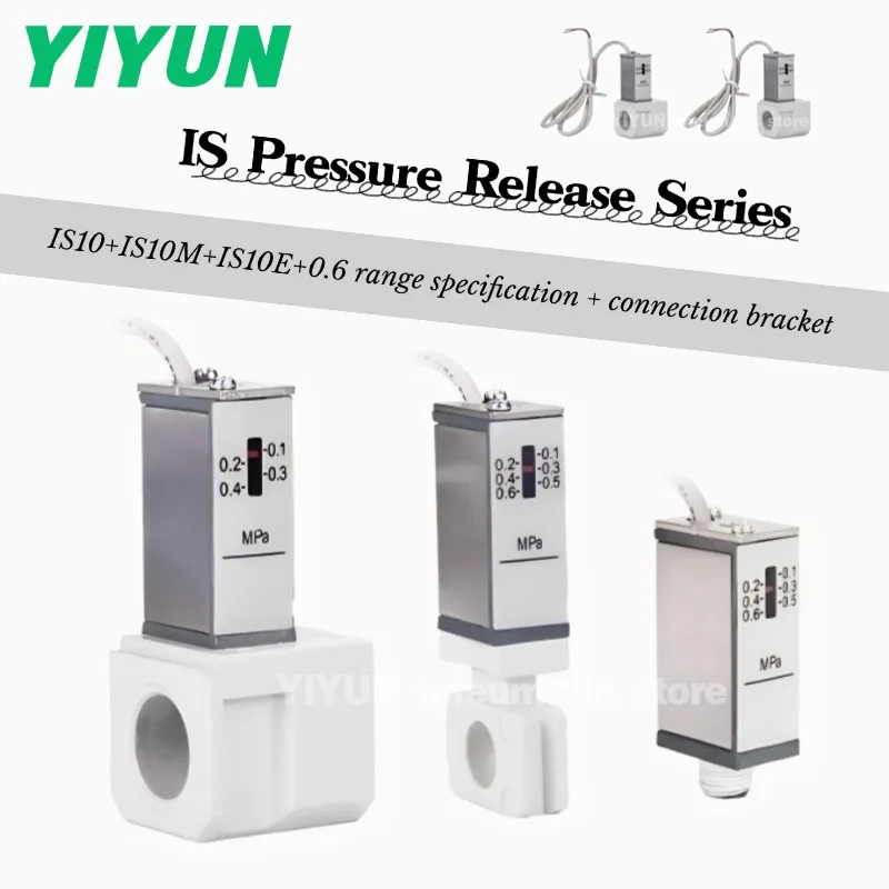 

1PCS Pressure switch IS10-01S-6 IS10M-20-6/30-6/40-6 IS10E2001/2002/3002/3003/4004-6 Y200T/300T/400T/200/300-A IS10 series YIYUN