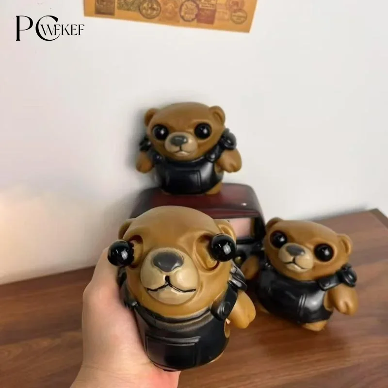 Valorant Game Doll 3D Tactical Bear Squeeze Toy Creative Stress Relief Toy Soft Mochi Toys For Adult Kid Gifts