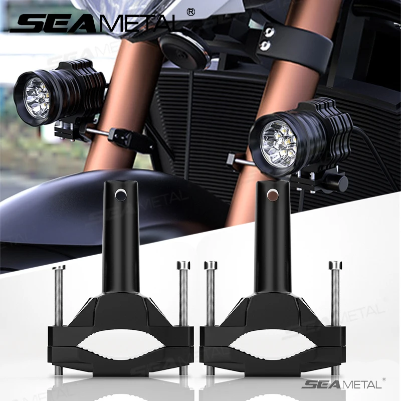 SEAMETAL Motorcycle Headlight Bracket Shock-absorbing Extension Bracket Electric Vehicles Damper Motor Bumper Shock Absorb Mount