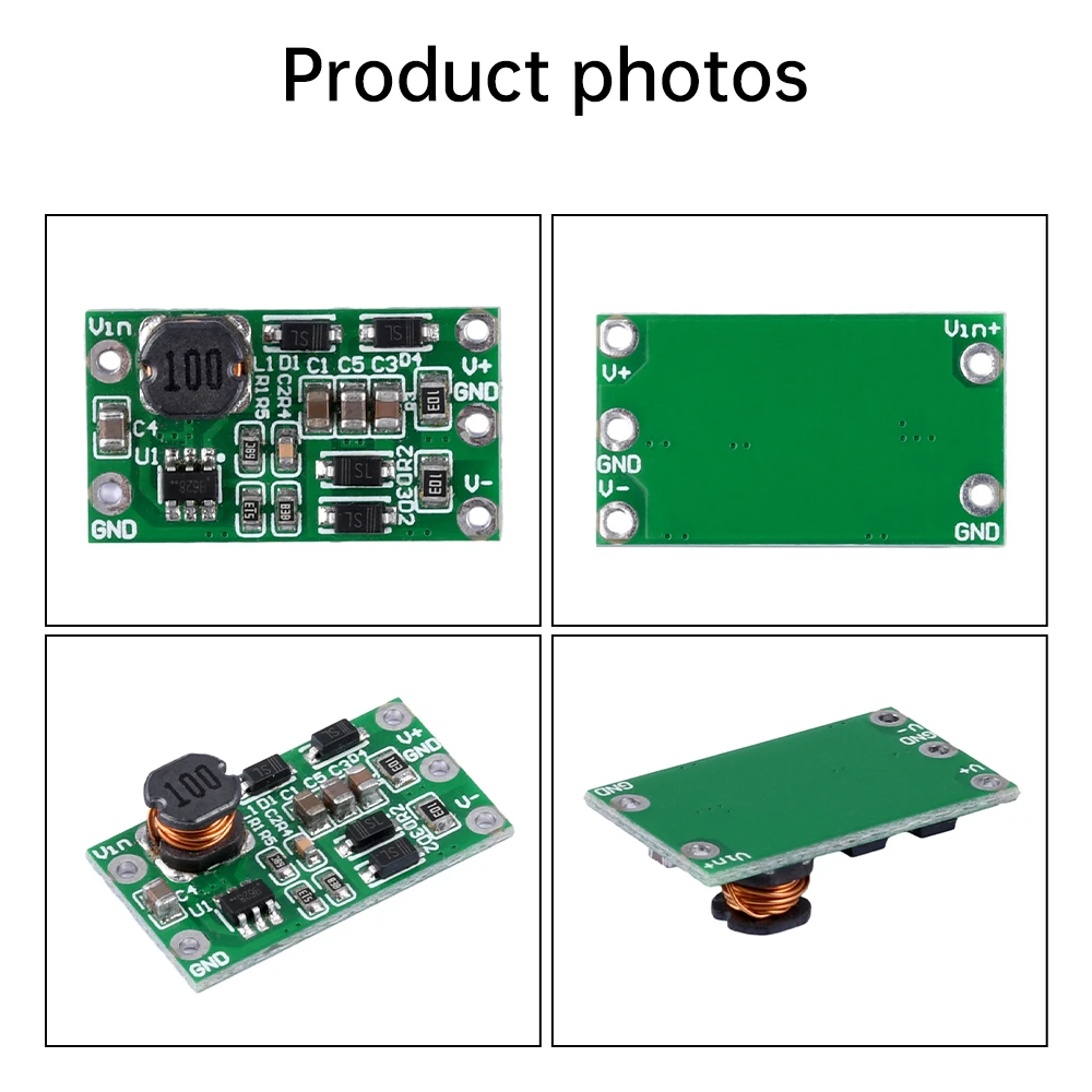 DC Boost Module Single DC to Dual DC Power Module DC 3-15V to ±12V ±5V Regulated Power Supply Board Voltage Converter