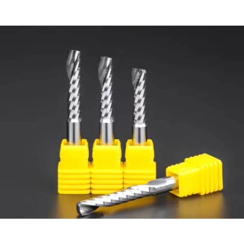6mm Single-Edge Milling Cutter for Acrylic Density Board Cutting in CNC Woodworking Engraving Machine Tool-HDF