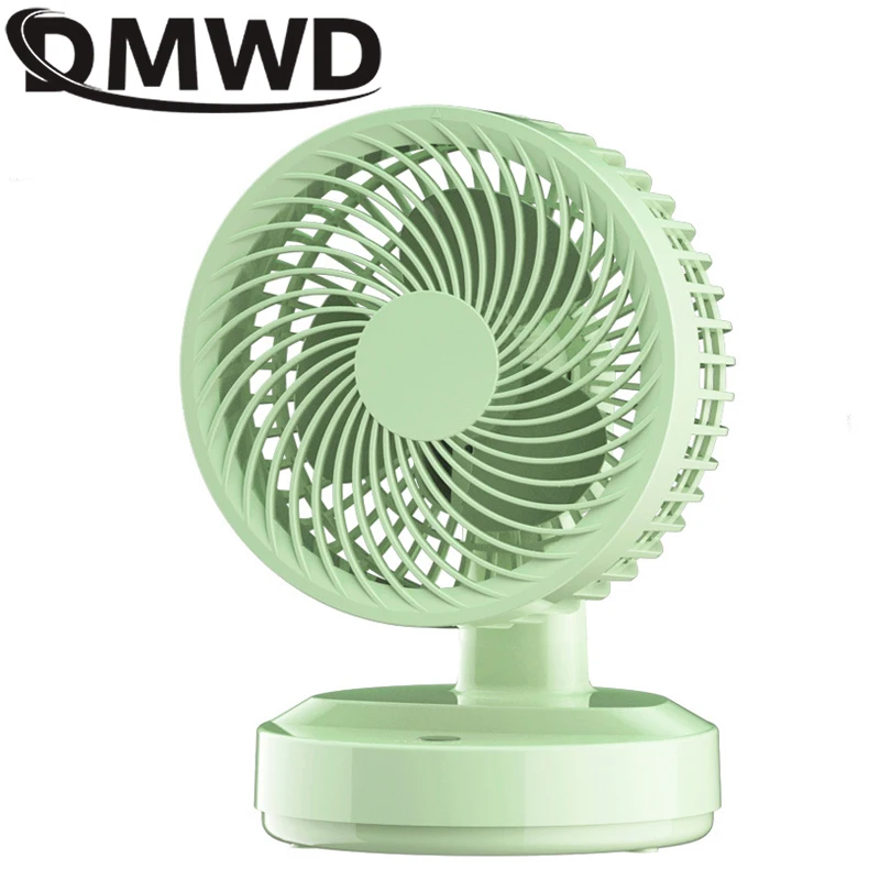 USB Electric Fan Mini Portable Fan Summer Cooler Air Ventilation Fan 3-speed Adjustable For Home Office Standing Shake Head Fan