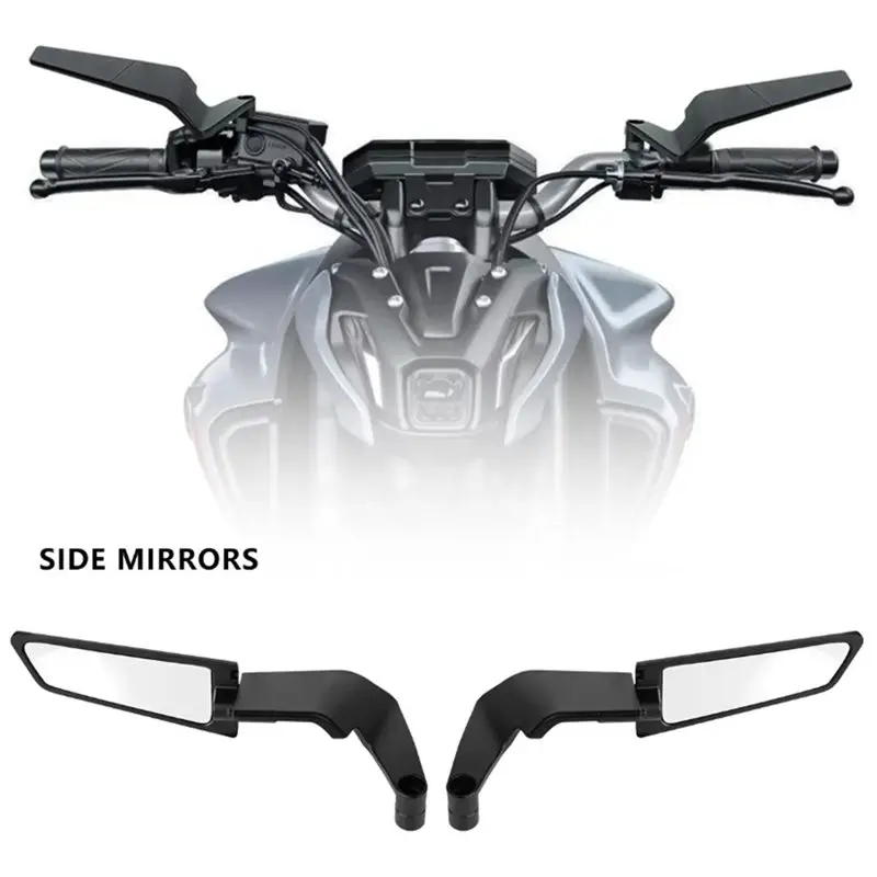 A64P-Motorcycle Accessories Mirrors Stealth Winglets Mirror To Rotate Adjustable Mirrors