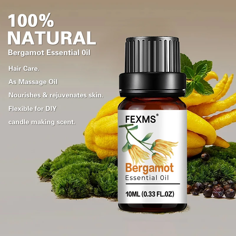 

Эфирное масло бергамота, 100% чистое натуральное - для сна, отдыха, увлажнения кожи и ароматерапии