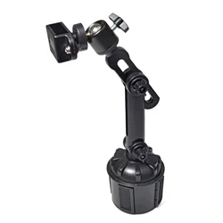 Walkie-Talkie Car Holder, Adjustable Car Cup Mount Installation for Baofeng UV5R Midland Motorola Talkabout Handheld Radio