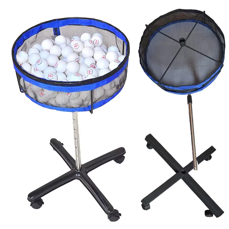 

Table Tennis Balls Retriever Collector Multi-ball Holder Set Multi-ball Capacity Ping Pong Ball Picker Container Training Tool