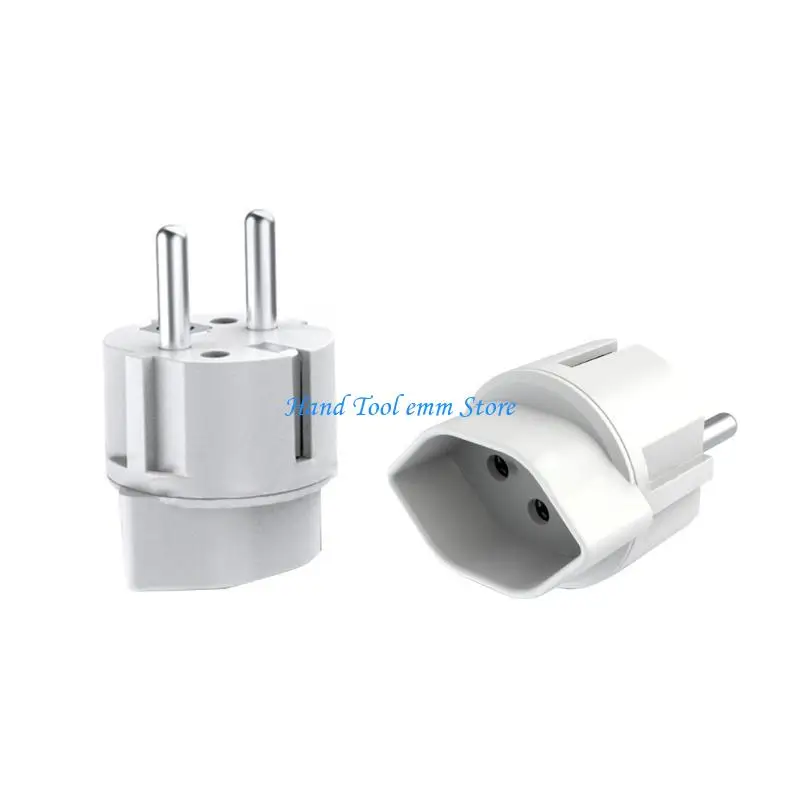 

H37F Power Converter Travel Plug Adapter to European Plug Adapter Connector