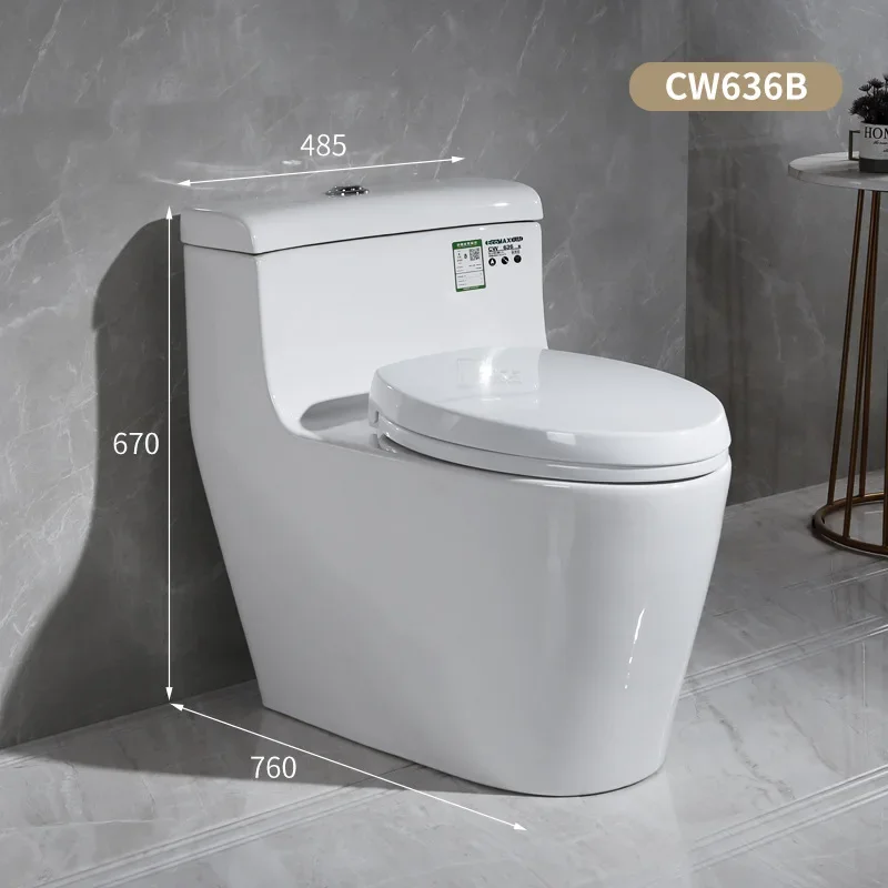 

Dazzling siphon water-saving ceramic toilet