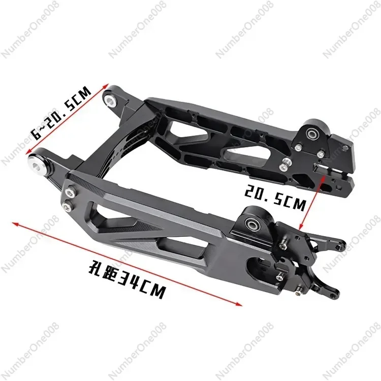 Universal 7075 Adjustable Flat Fork U + B U2 N1S No. 9 Mechanic F90 Modified Electric Vehicle Straight Up
