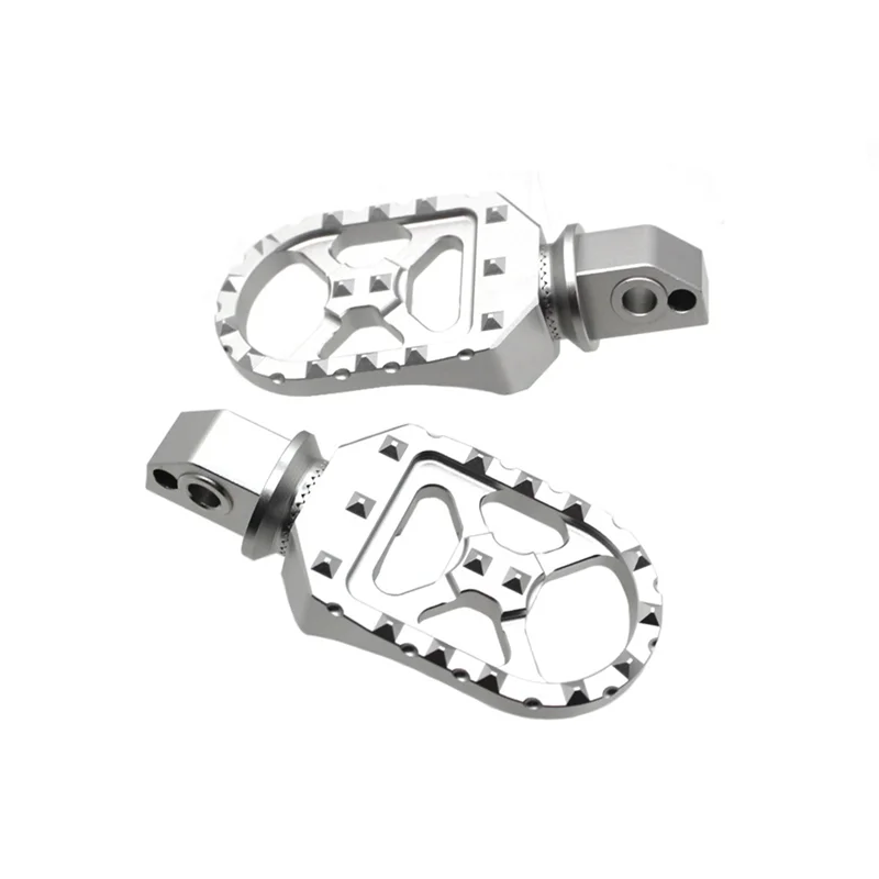 

Motorcycle Adjustable Rear Footrest Rotatable Passenger Foot Pegs Rests Parts For Rebel500 300 CMX500 CMX300 2019-2022 (Silver)