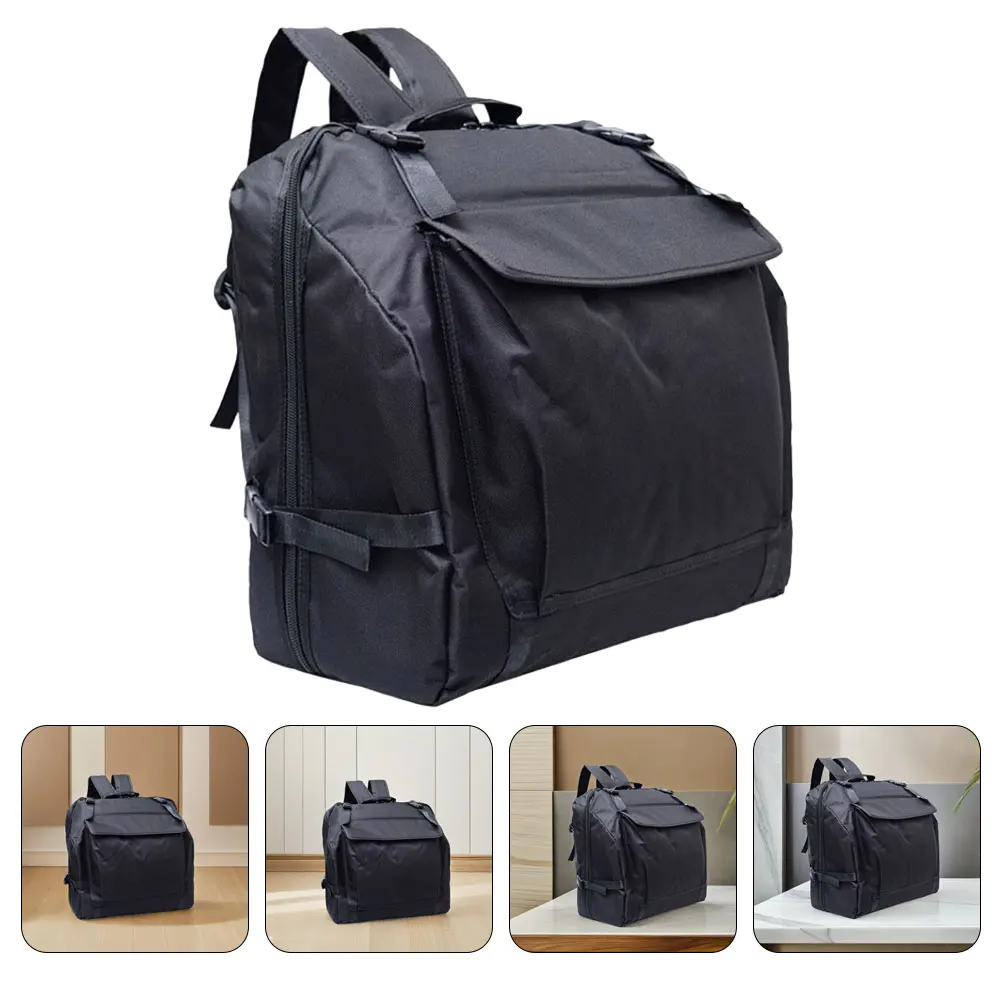 

Accordion Bag 48/60/72 Bass Lightweight Portable Storage Case Kids Musical Accordion Case Instrument Backpack Black Instrument