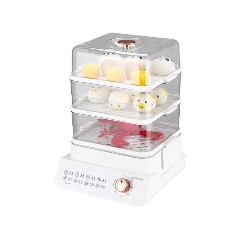 

Multifunctional kitchen cookware 3-layer 15L 800W electric steamer for cooking