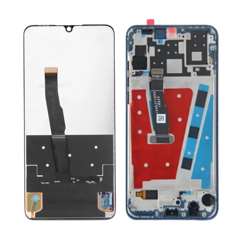 LCD Touch Screen Digitizer Assembly Replacement, Original with Frame, Mobile Phone Display, Huawei P30 Lite, Nova 4e