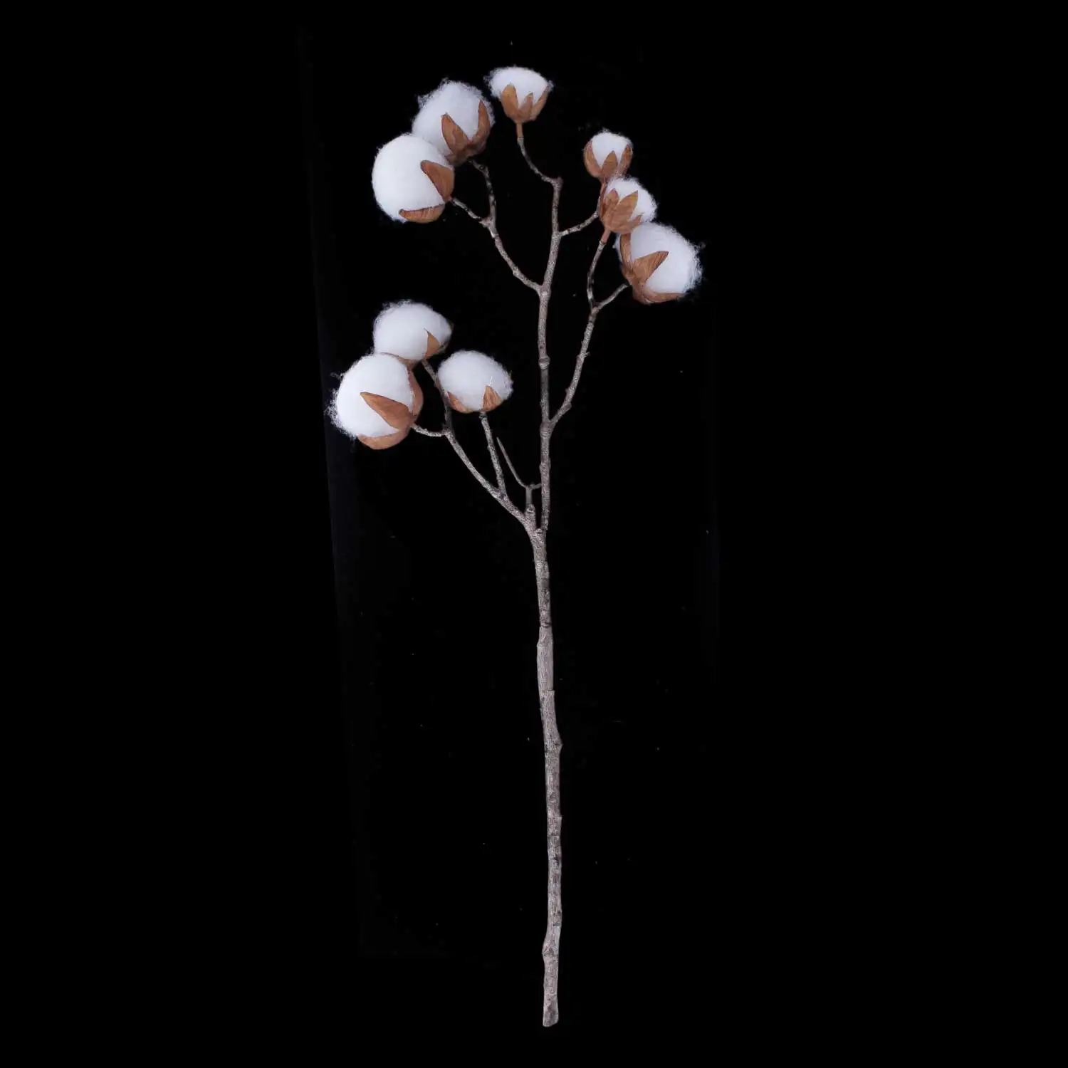 Euro Flora artificial cotton branch 63 Cm