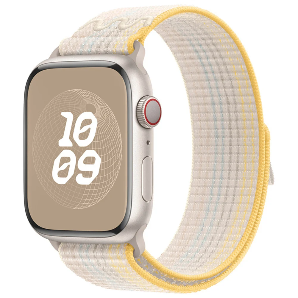 Nylon-Sportarmband für Apple Watch 46 mm 42 mm 49 mm 45 mm 41 mm 44 mm 40 mm Band für IWatch Ultra 1-3 Serie 11 10 9 8 7 6 SE 5 4 3