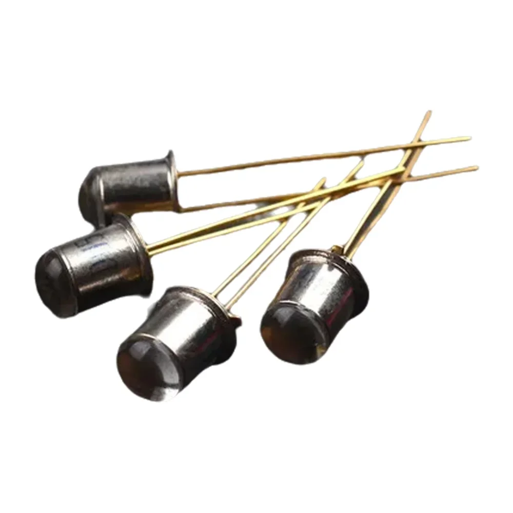 10 pcs 3DU5C Metal Encapsulated Silicon Phototransistor Transistor 3DU5C Silicon Phototransistor Transistor 2-feet Metal Package image 5