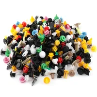 50/100Pcs Car Clips Fastener Screws Random Mixing Plastic Fastener Screws Car Bumper Clips Fender Hole Auto Interior Accessories