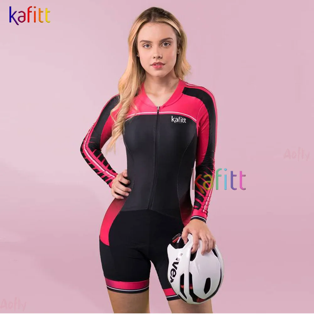 

Women's MTB Overalls Cycling Jumpsuit Promotion Free Shipping Brasil Long Sleeves Cyclist Kit Pedal Suit Ciclismo Macaquinho