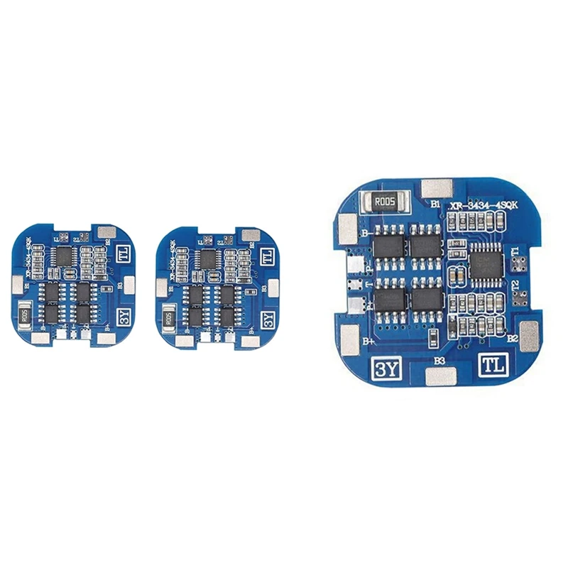 1Pcs 4S BMS 10A 14.8V 18650 Sweeping Machine Solar Lithium Battery Protection Board