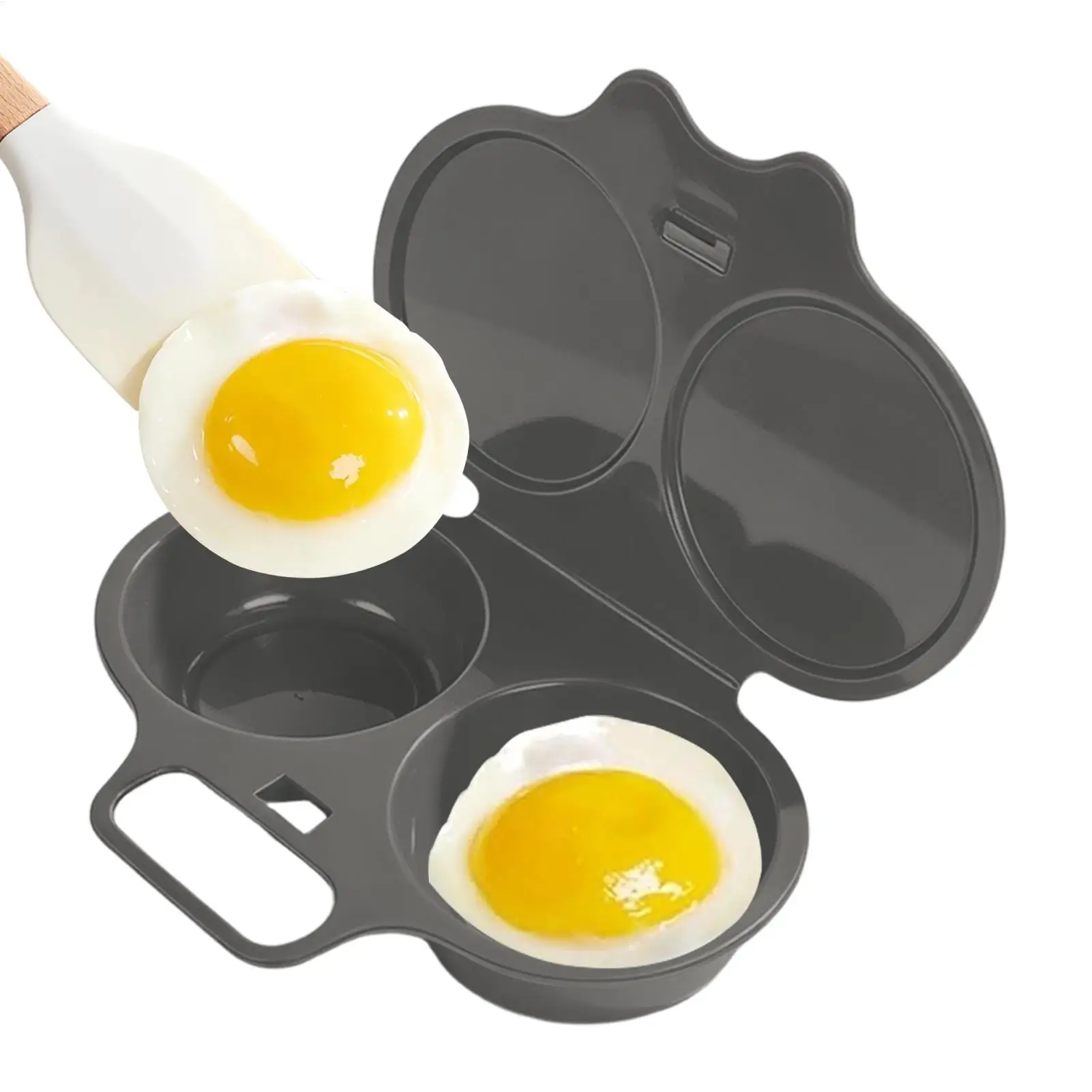 Quick Microwave Egg Cooker Mold Special Microwave Egg Poacher Easy Breakfast Tool Ideal For Healthy Meal Protein Intake Home