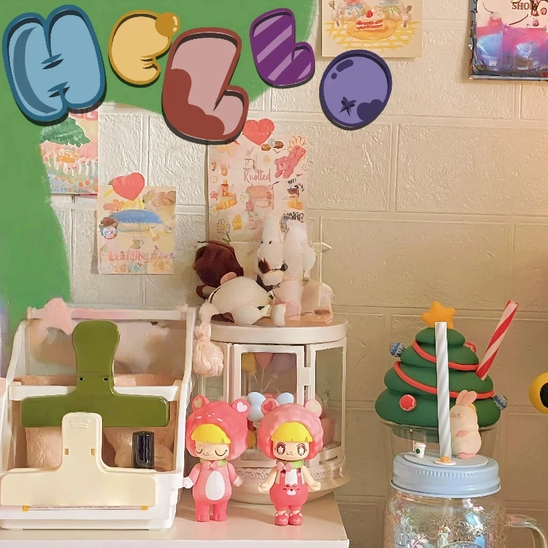 52 لعبة كيمي آند ميكي طبعة محدودة الفراولة الدب هدية صندوق لعبة عصرية لطيف أنيمي عمل الشكل Kawaii نموذج الفتيات هدية عيد ميلاد #6