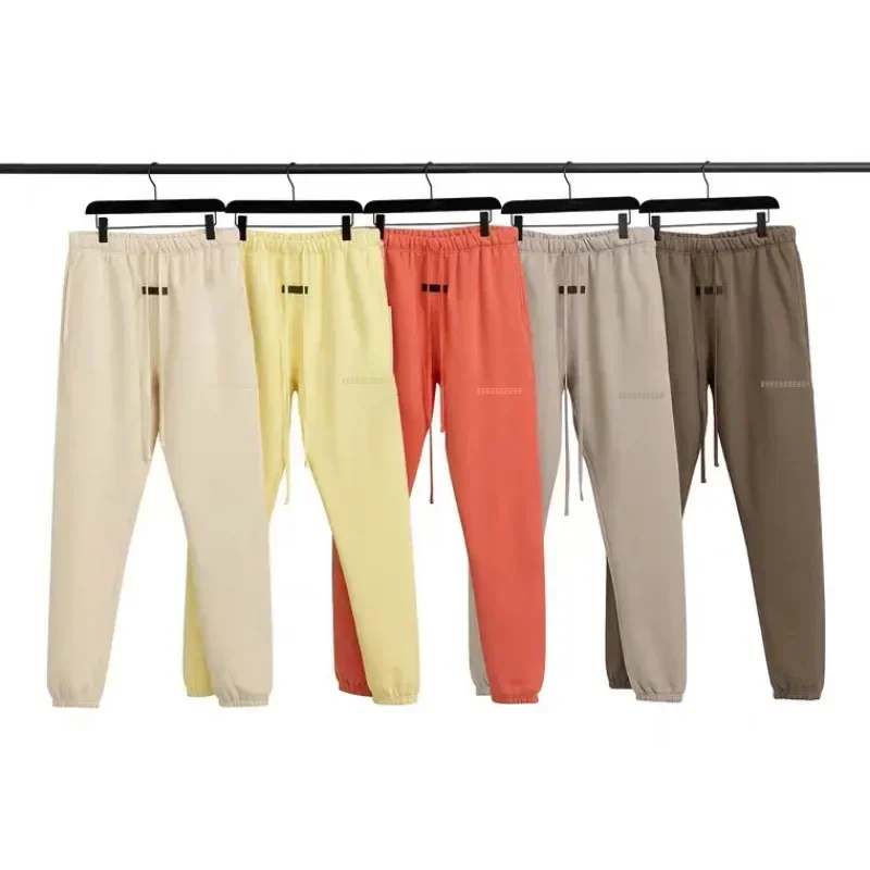 

2025 Luxury Brand Season 8 Men's Casual Pants Two Row Flocked Letter Logo Top Quality Designer Brand Sweatpants