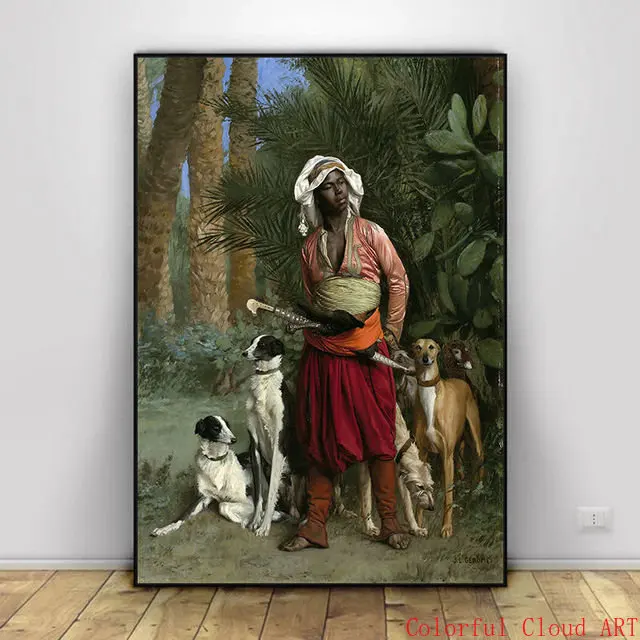 Famous French Painter Jean Leon Gerome Posters Prints Classic Arabs Living Landscape Canvas Painting Wall Art Living Room Decor