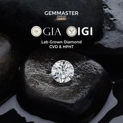 CVD HPHT Lab Grown Diamond D E F color VVS Loose Diamond With IGI GIA Certified Round Lab Diamond wholesale White Gemstone