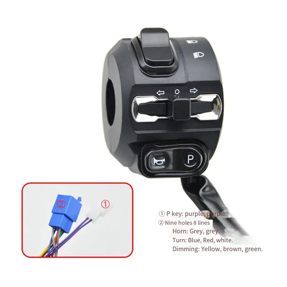 E-bike Electric Vehicles Throttle Switch Horn Headlights Turn Signals Electric Bicycle Spin Handle Disc Brake Split Spin Handle