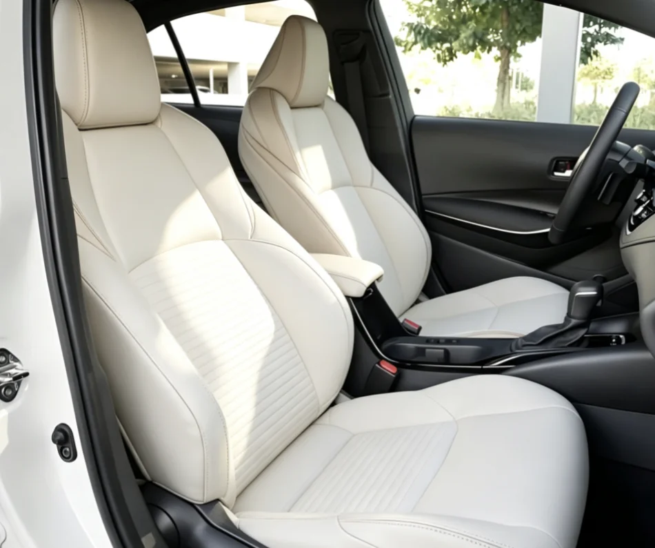 Für Toyota Corolla 2026 Maßgefertigte Autositzbezüge Luxuriöses Nappa-Leder 100% Passgenau Innenraumzubehör 360 ° Vollständige Abdeckung – Detail 1