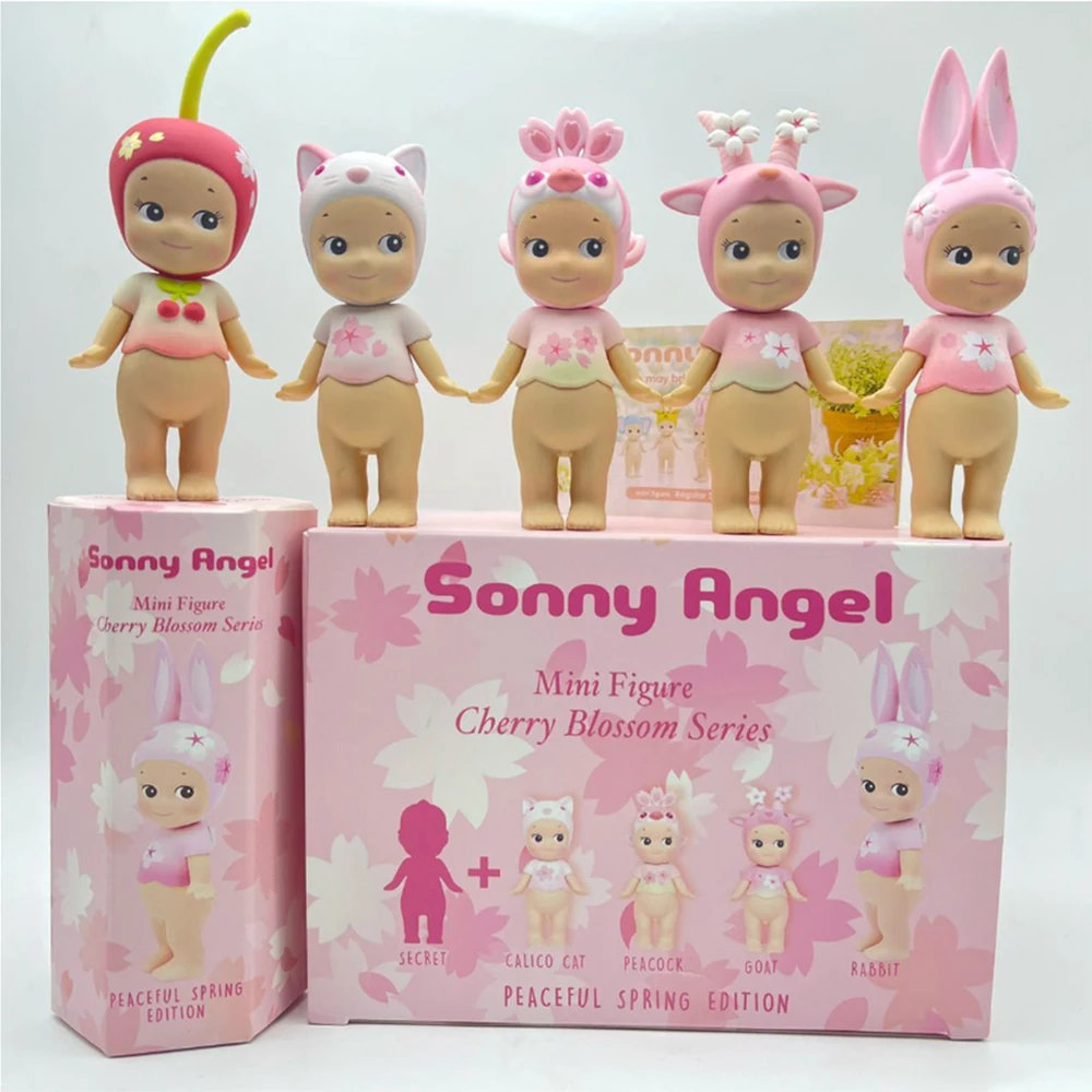 

Sonny Angel Blind Box Toys Cherry Blossom Spring Series High Quality Limited Edition Ornaments Cute Children's Surprise Gifts