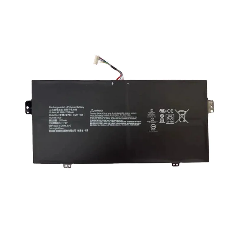 WHOLESALE NEW SQU-1605 GENUINE QUALITY Laptop Battery for ACER Swift 7 S7-371 SF713-51 for Acer Spin 7 SP714-51 41CP3/67/129