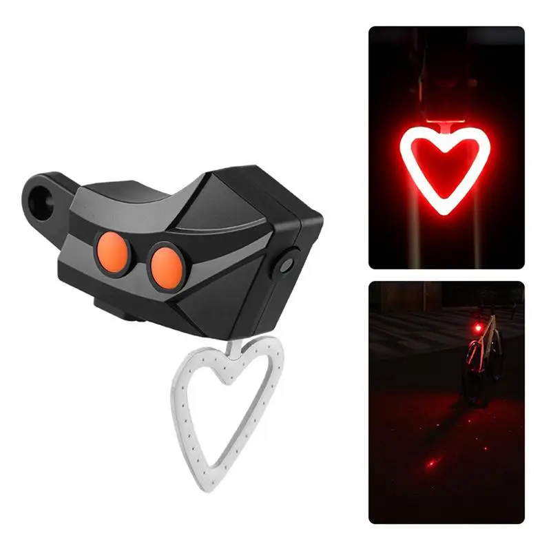 Cycling Tail Light Night Riding Creative Safety Taillights IPX5 Waterproof Cycling Accessories For Daily Commute Natural