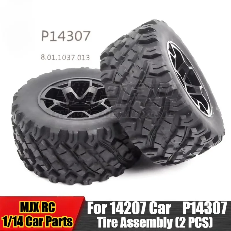 

MJX 14207 Original Tire 1/14 RC Car General Accessories P14307 Tire Assembly (2PCS)