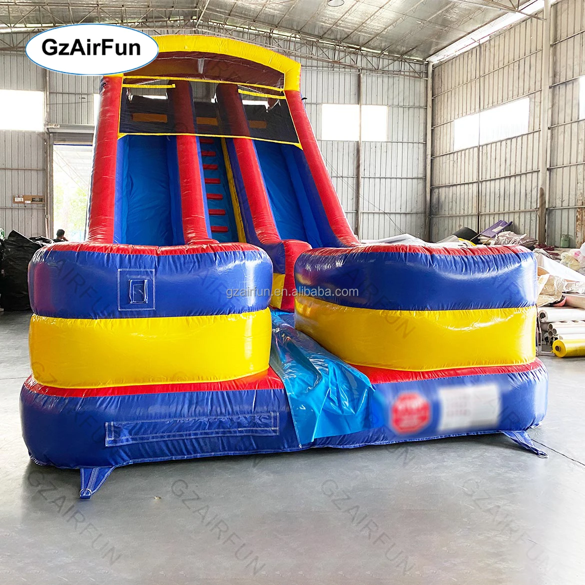 

Customized Commercial PVC Slide Dual lane Inflatable Water Slide for Kids Adult Activity Party