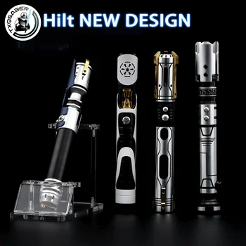TXQSABER Design Series Hilt มาพร้อมกับชุดอิเล็กทรอนิกส์ RGB SNV4-Pro Neopixel Proffie Cores Toolkit ทหาร Relic Hunter ไม่มีใบมีด