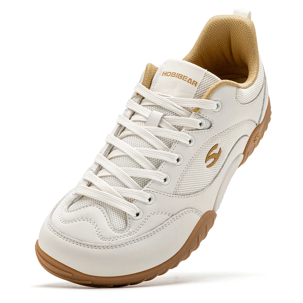 HOBIBEAR Wanderschuhe mit breiter Zehenbox, Unisex, Outdoor-Cross-Training-Sneaker, Schnürschuhe, Barfuß-Wanderschuhe für Herren und Damen