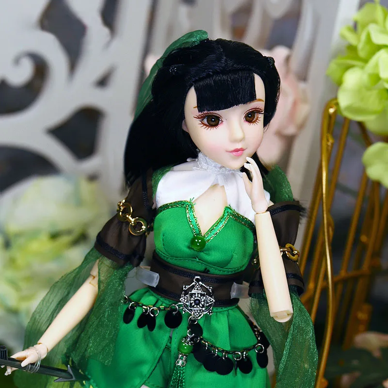 Dbs zwölf konstellation sagittarius mm mädchen anime wind puppe prinzessin puppe spielzeug bjd puppe amerikanisches mädchen bjd