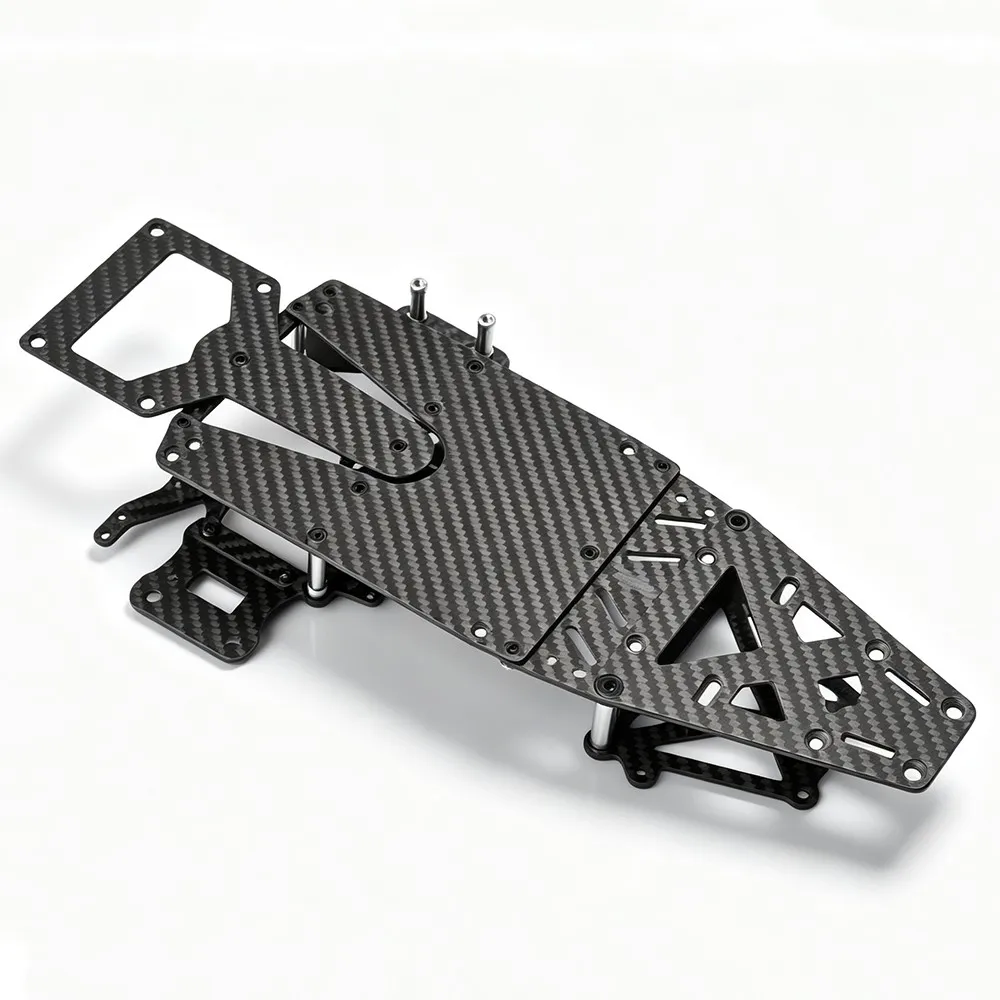 Carbon RC Chassis | Adjustable Wheelbase 260/270/280mm For Tamiya Group C Benz C11/ PORSCHE 956/ MAZDA 787 Nissan R91CP Upgrades