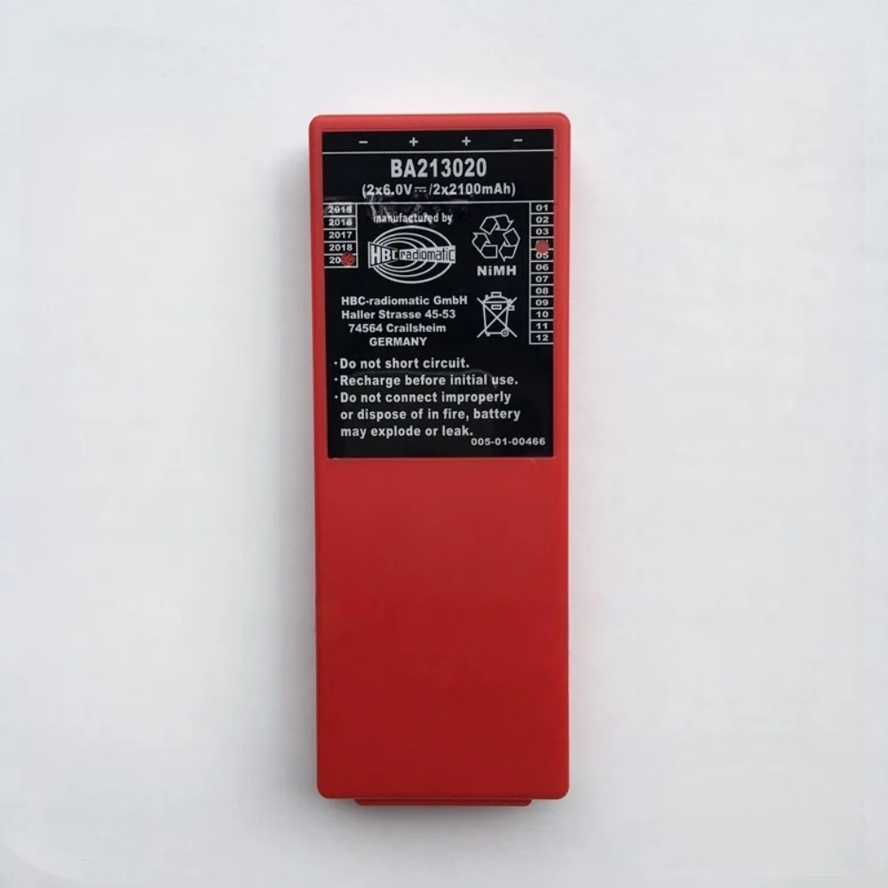Replacement 6V 1500mAh 2100mAh NiMH Battery for HBC BA214061 BA213020 Pump Truck Shield Tunnel Remote Control