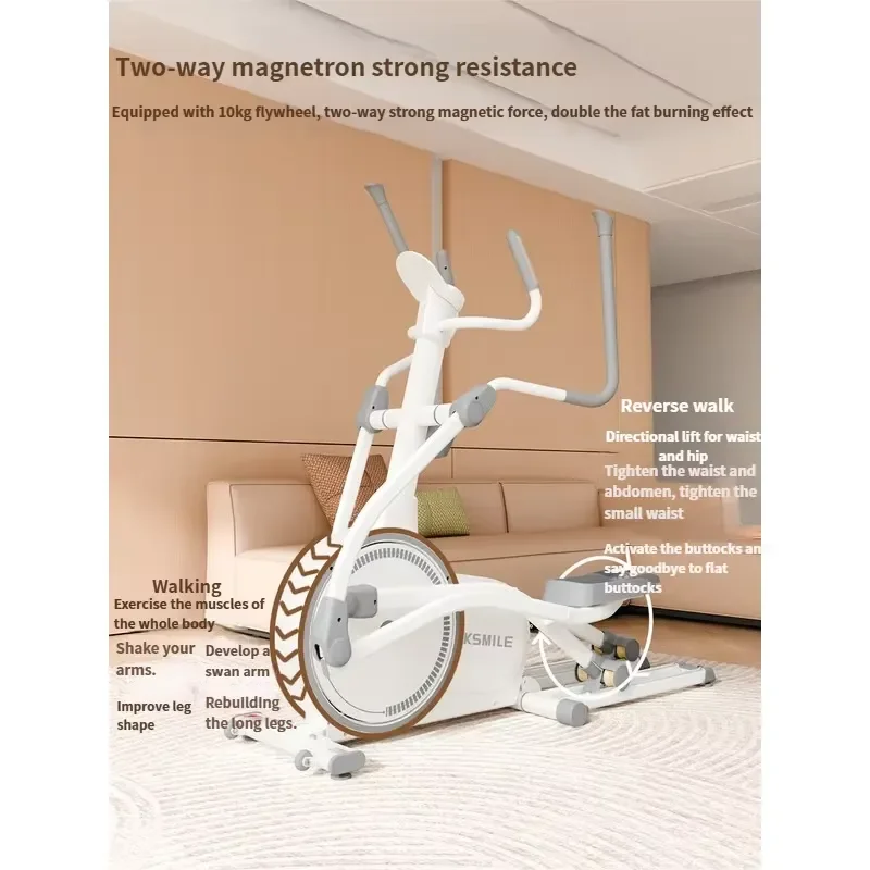 for  K8750TP-1 2025 New Foldable Durable White Aerobic Elliptical Trainer Magnetic Control Brake Portable