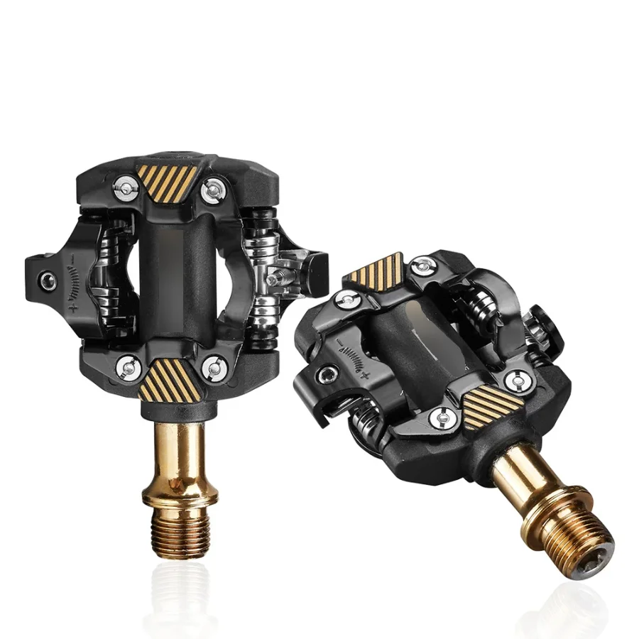 

MTB Pedal Self-Locking SPD Pedals Mountain Bike Cleats Bearing Footrest Bicycele Parts